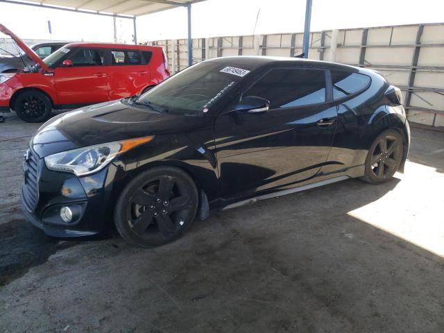 KMHTC6AE6DU146253 - 2013 HYUNDAI VELOSTER TURBO BLACK photo 1