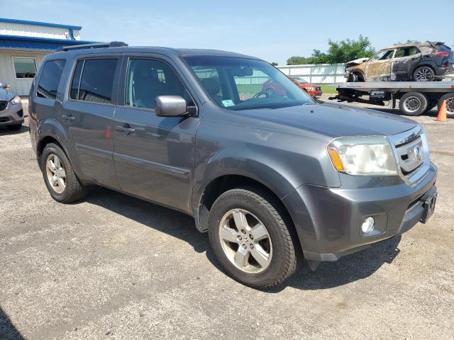 5FNYF4H50BB056503 - 2011 HONDA PILOT EXL GRAY photo 4