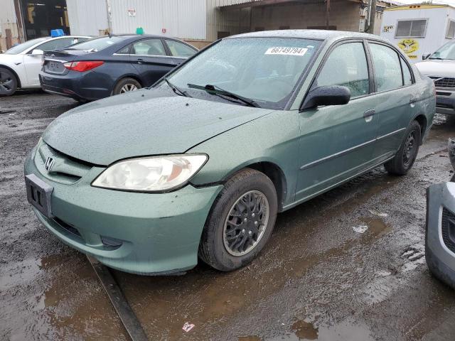 2HGES16384H606527 - 2004 HONDA CIVIC DX VP მწვანე ფოტო 1