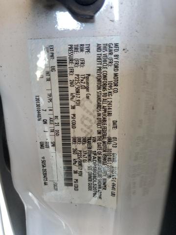 1FADP5BU8DL520760 - 2013 FORD C-MAX SEL WHITE photo 12