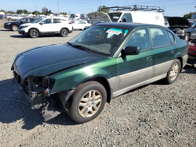 4S3BE686417202550 - 2001 SUBARU LEGACY OUTBACK LIMITED GREEN photo 1