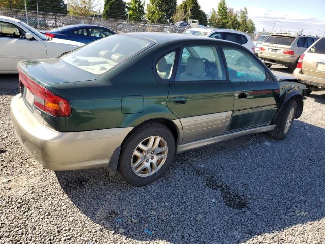 4S3BE686417202550 - 2001 SUBARU LEGACY OUTBACK LIMITED GREEN photo 3