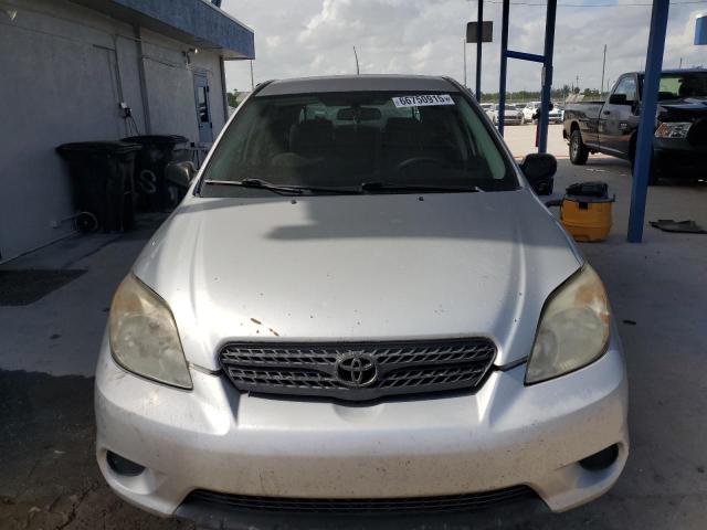 2T1KR32E78C709891 - 2008 TOYOTA COROLLA MA XR SILVER photo 5