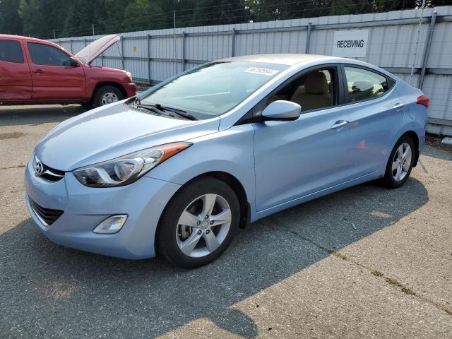 KMHDH4AE6DU543343 - 2013 HYUNDAI ELANTRA GLS BLUE photo 1