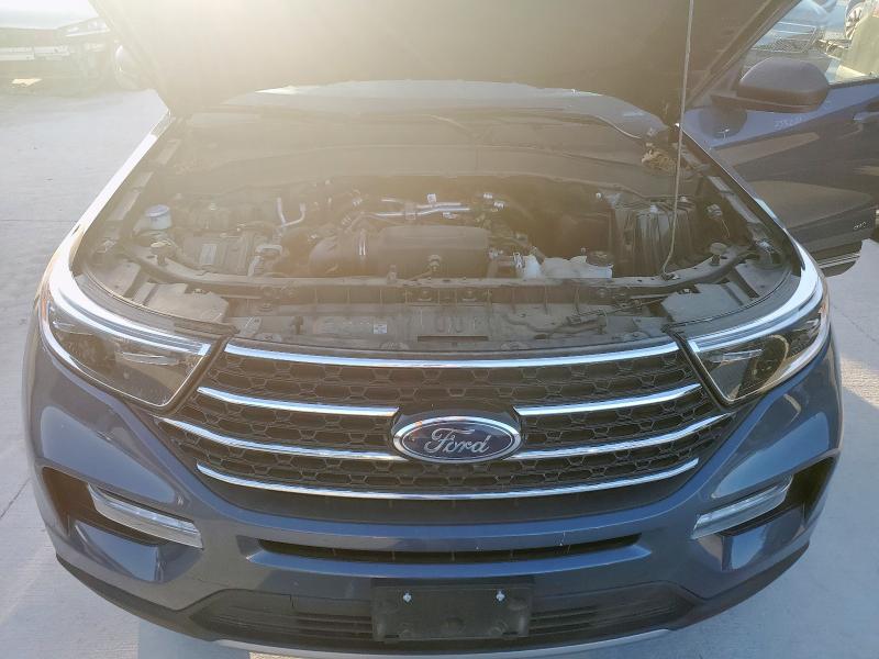 1FMSK7DH8MGC09118 - 2021 FORD EXPLORER XLT BLUE photo 12
