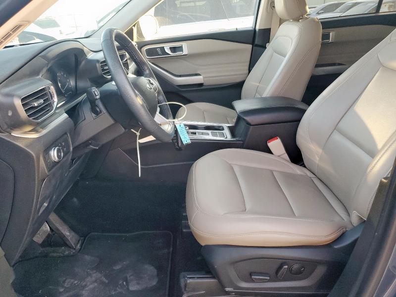 1FMSK7DH8MGC09118 - 2021 FORD EXPLORER XLT BLUE photo 7