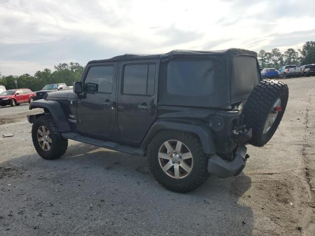 1C4HJWEG7CL219713 - 2012 JEEP WRANGLER U SAHARA Noir photo 2