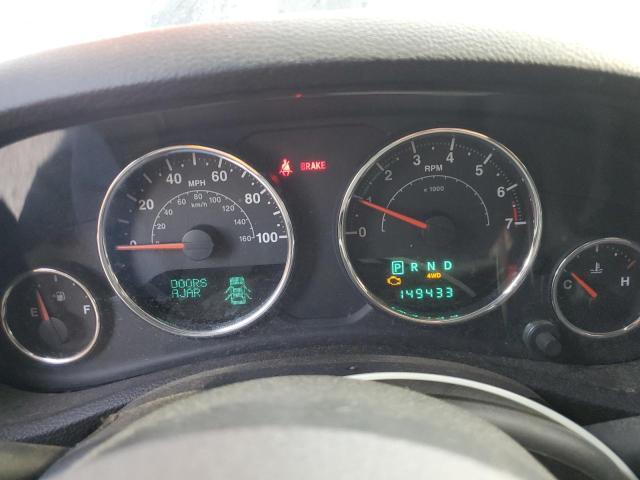 1C4HJWEG7CL219713 - 2012 JEEP WRANGLER U SAHARA Noir photo 9