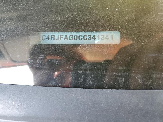 1C4RJFAG0CC341341 - 2012 JEEP GRAND CHEROKEE LAREDO BLACK photo 14