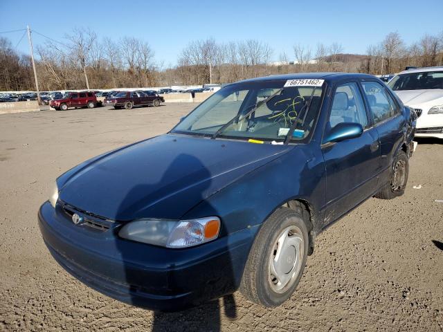 2T1BR18E4WC074959 - 1998 TOYOTA COROLLA VE BLUE photo 2