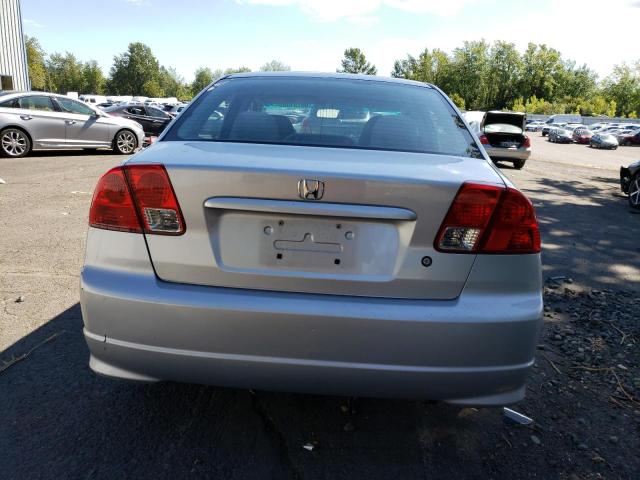 2HGES16335H594370 - 2005 HONDA CIVIC DX VP SILVER photo 6