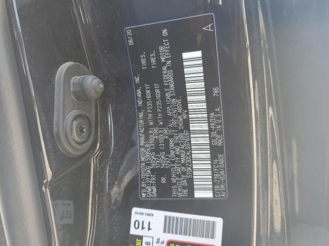 5TDKZ3DC4LS076097 - 2020 TOYOTA SIENNA LE BLACK photo 13