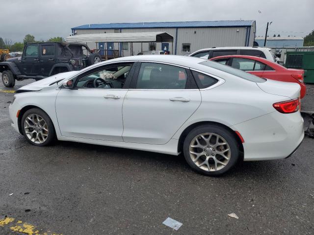 1C3CCCEGXGN122720 - 2016 CHRYSLER 200 C WHITE photo 2