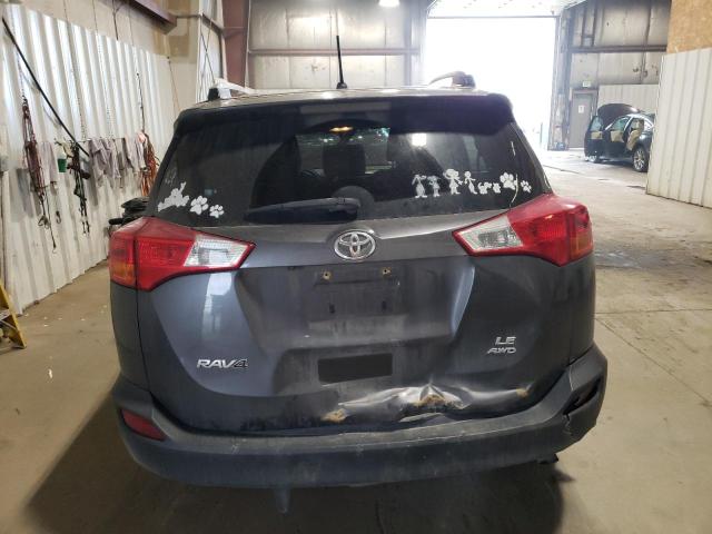 JTMBFREV0ED063521 - 2014 TOYOTA RAV4 LE 灰色 照片 6