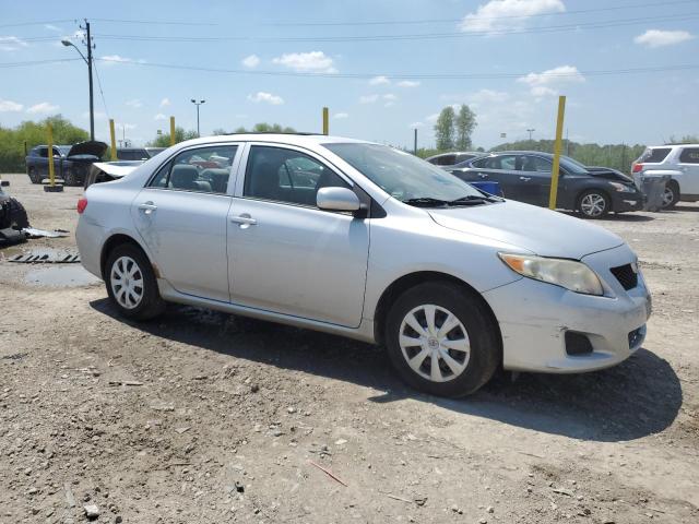 1NXBU4EE7AZ212084 - 2010 TOYOTA COROLLA BASE SILVER photo 4