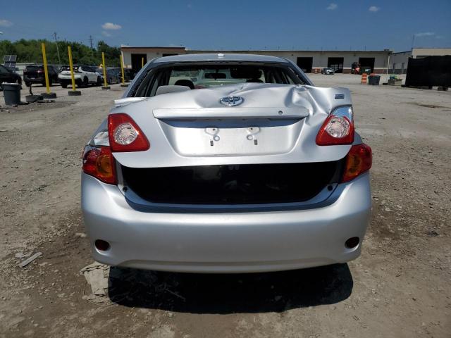 1NXBU4EE7AZ212084 - 2010 TOYOTA COROLLA BASE SILVER photo 6
