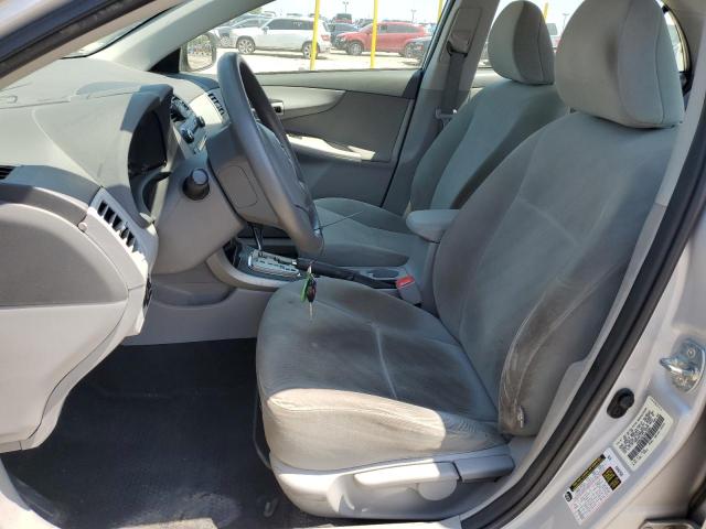 1NXBU4EE7AZ212084 - 2010 TOYOTA COROLLA BASE SILVER photo 7