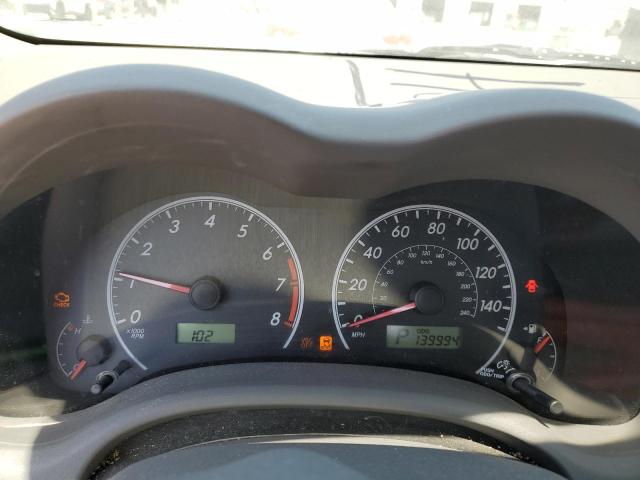 1NXBU4EE7AZ212084 - 2010 TOYOTA COROLLA BASE SILVER photo 9