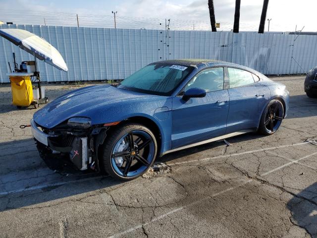 WP0AB2Y19NSA44908 - 2022 PORSCHE TAYCAN 4S BLUE photo 1