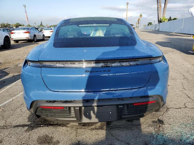 WP0AB2Y19NSA44908 - 2022 PORSCHE TAYCAN 4S BLUE photo 6