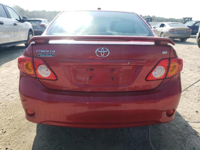 JTDBL40E49J010010 - 2009 TOYOTA COROLLA BASE Qırmızı foto 6