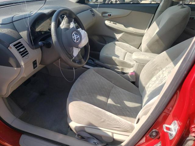 JTDBL40E49J010010 - 2009 TOYOTA COROLLA BASE Qırmızı foto 7