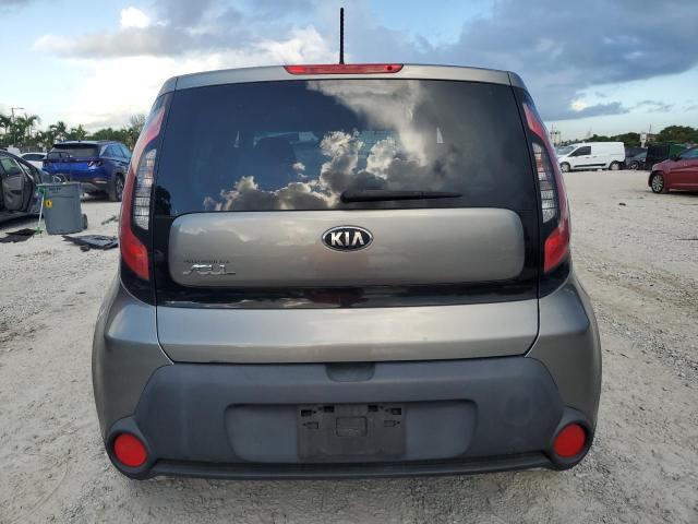 KNDJN2A21E7088203 - 2014 KIA SOUL GRAY photo 6