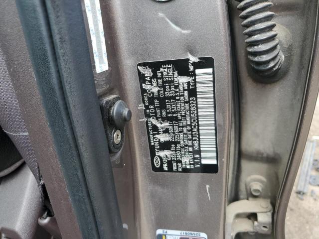 KM8JU3AC5CU528323 - 2012 HYUNDAI TUCSON GLS GRAY photo 12