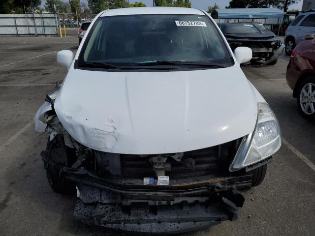 3N1BC1CP3CK270063 - 2012 NISSAN VERSA S WHITE photo 5