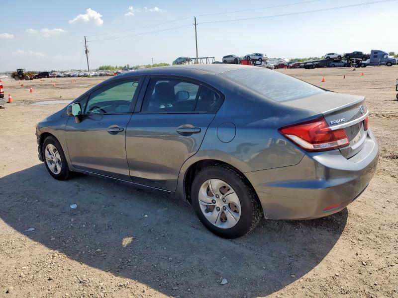 19XFB2F57DE020083 - 2013 HONDA CIVIC LX GRAY photo 2