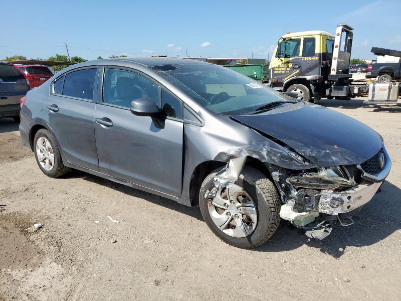 19XFB2F57DE020083 - 2013 HONDA CIVIC LX GRAY photo 4