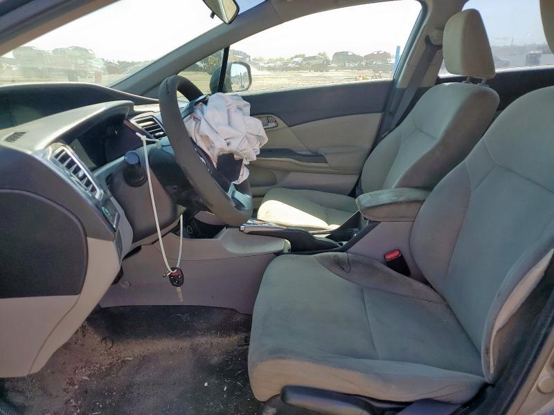 19XFB2F57DE020083 - 2013 HONDA CIVIC LX GRAY photo 7