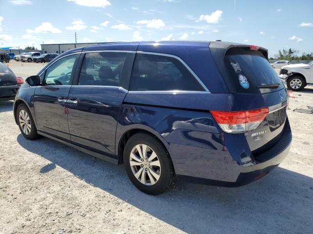 5FNRL5H36GB004592 - 2016 HONDA ODYSSEY SE BLUE photo 2