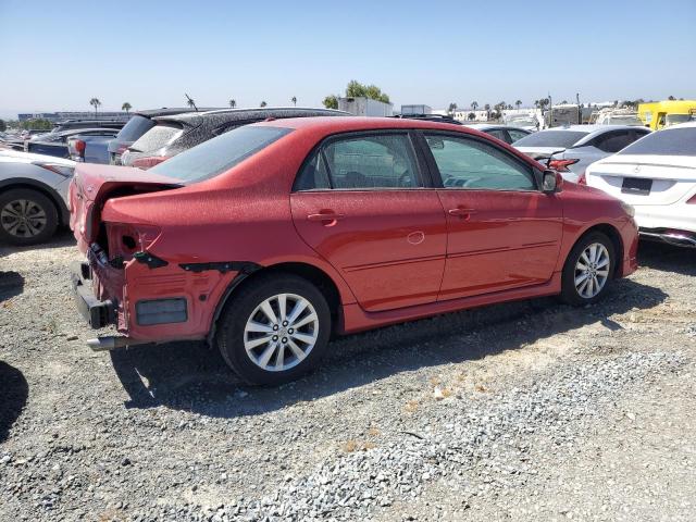 2T1BU4EE5AC482741 - 2010 TOYOTA COROLLA BASE BURGUNDY photo 3