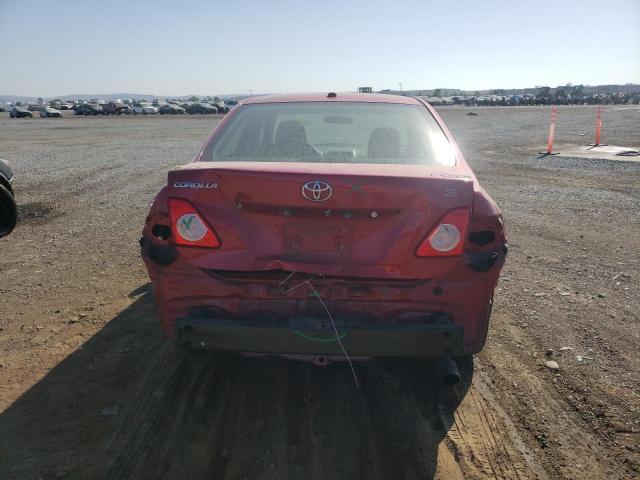 2T1BU4EE5AC482741 - 2010 TOYOTA COROLLA BASE BURGUNDY photo 6