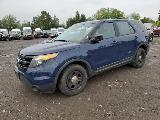 1FM5K8AR9EGC50021 - 2014 FORD EXPLORER POLICE INTERCEPTOR BLUE photo 1