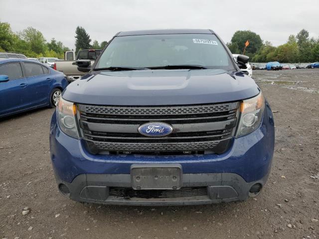 1FM5K8AR9EGC50021 - 2014 FORD EXPLORER POLICE INTERCEPTOR BLUE photo 5