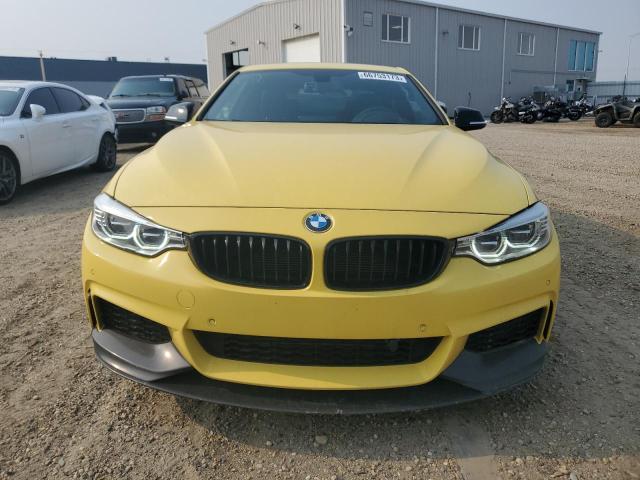 WBA3R5C57FK370850 - 2015 BMW 435 XI YELLOW photo 5