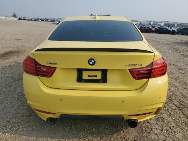 WBA3R5C57FK370850 - 2015 BMW 435 XI YELLOW photo 6