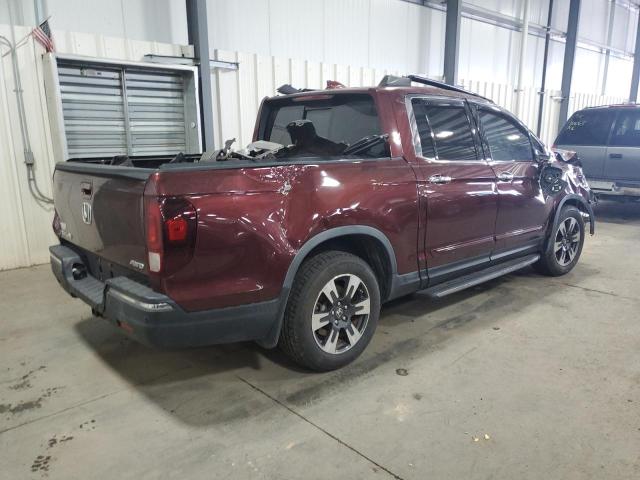 5FPYK3F78HB024960 - 2017 HONDA RIDGELINE RTL BURGUNDY photo 3