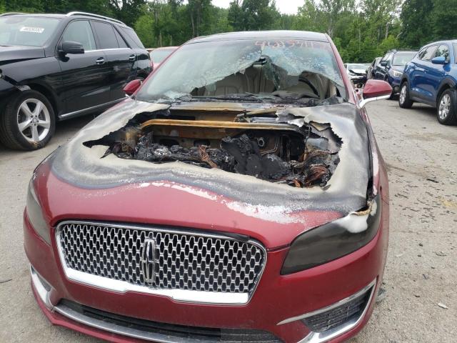 3LN6L5C94HR624903 - 2017 LINCOLN MKZ SELECT RED photo 9