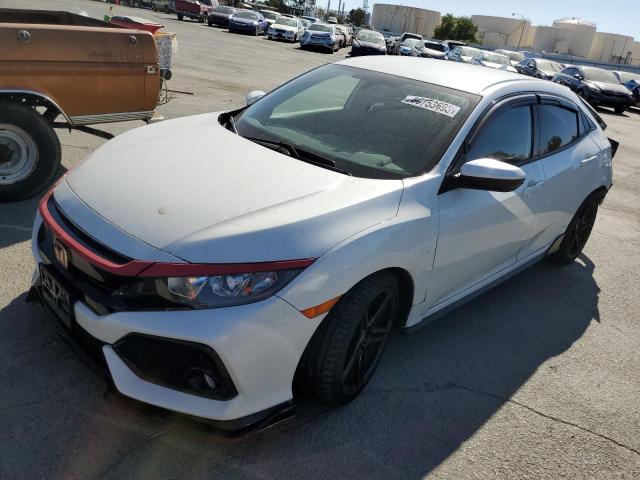 SHHFK7H43JU404898 - 2018 HONDA CIVIC SPORT თეთრი ფოტო 1