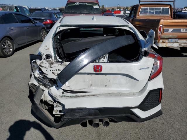SHHFK7H43JU404898 - 2018 HONDA CIVIC SPORT თეთრი ფოტო 6