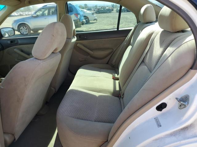 1HGES16395L019404 - 2005 HONDA CIVIC DX VP WHITE photo 10