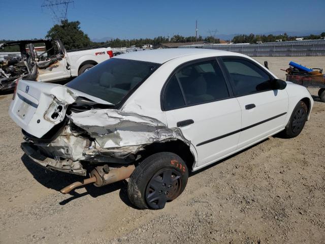 1HGES16395L019404 - 2005 HONDA CIVIC DX VP WHITE photo 3