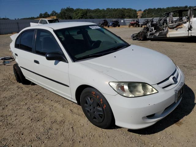 1HGES16395L019404 - 2005 HONDA CIVIC DX VP WHITE photo 4