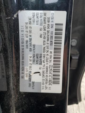 3MZBN1L31JM184723 - 2018 MAZDA 3 TOURING შავი ფოტო 13