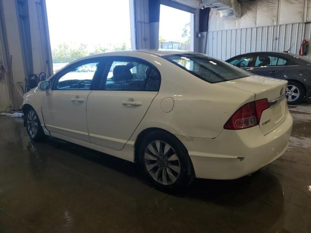 19XFA1F88AE003571 - 2010 HONDA CIVIC EX WHITE photo 2