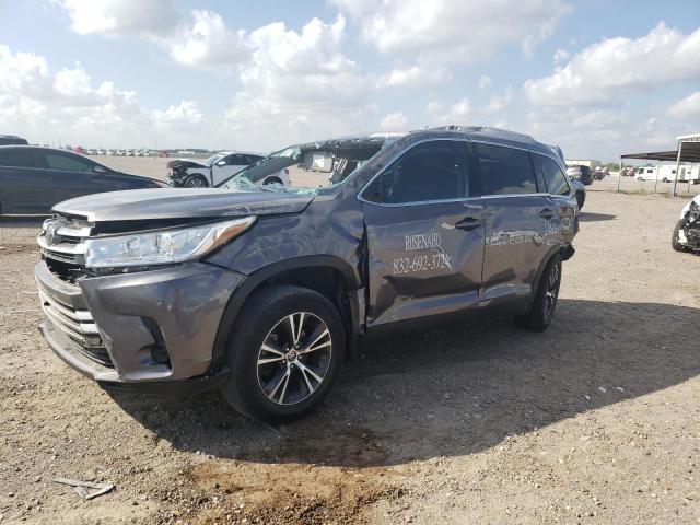 5TDZARFH2KS061498 - 2019 TOYOTA HIGHLANDER LE GRAY photo 1