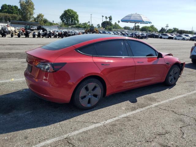 5YJ3E1EA6PF451922 - 2023 TESLA MODEL 3 Qırmızı foto 3